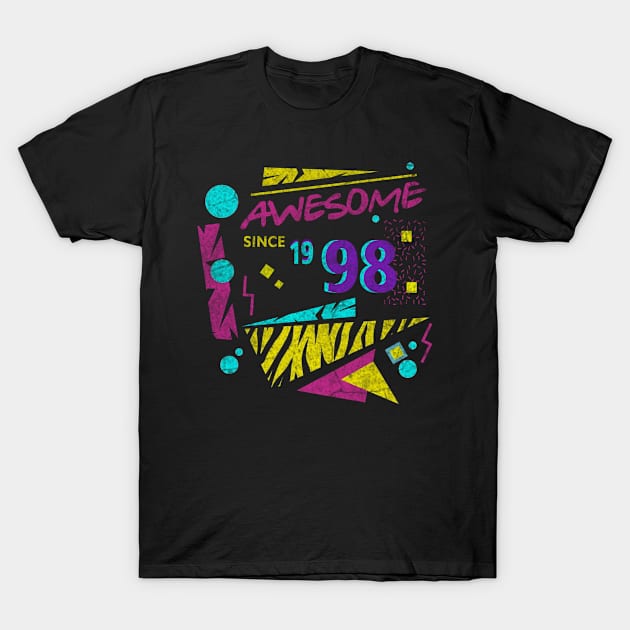 Awesome Since 1998-98’s Birthday Celebration, 41st Birthday T-Shirt by ysmnlettering